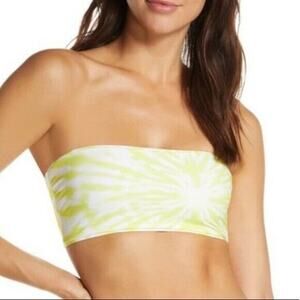 Seafolly Beachbreak Tube Top Bikini Top - Limeade